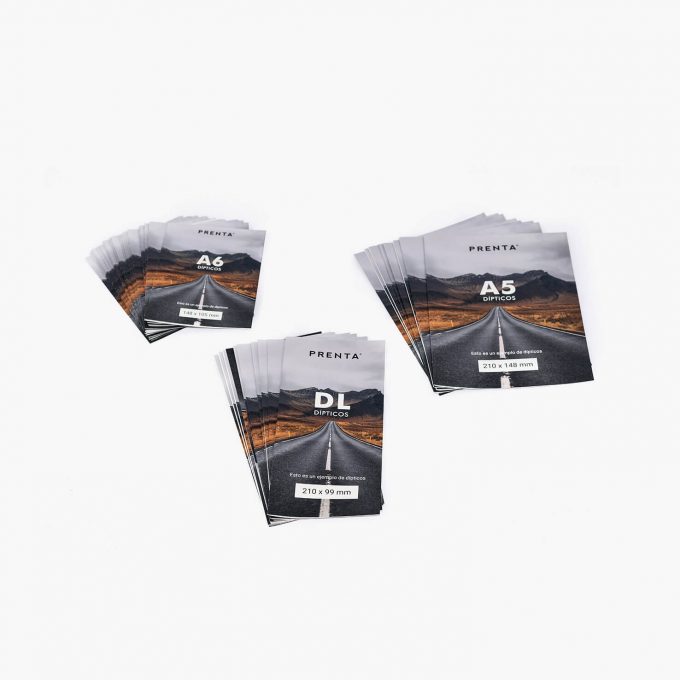 Imprimir dípticos personalizados