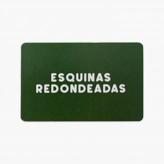 Tarjetas de visita con las esquinas redondeadas