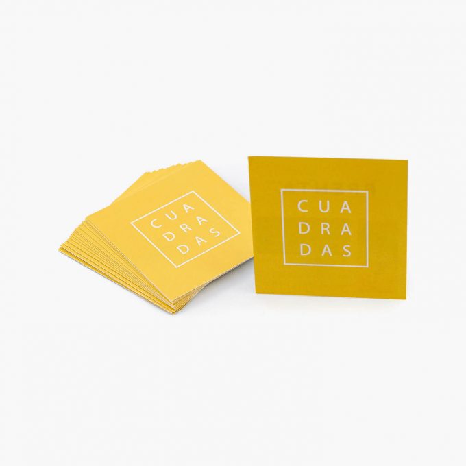 Tarjetas de visita cuadradas