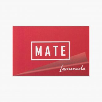 Impresión de tarjetas de visita laminadas