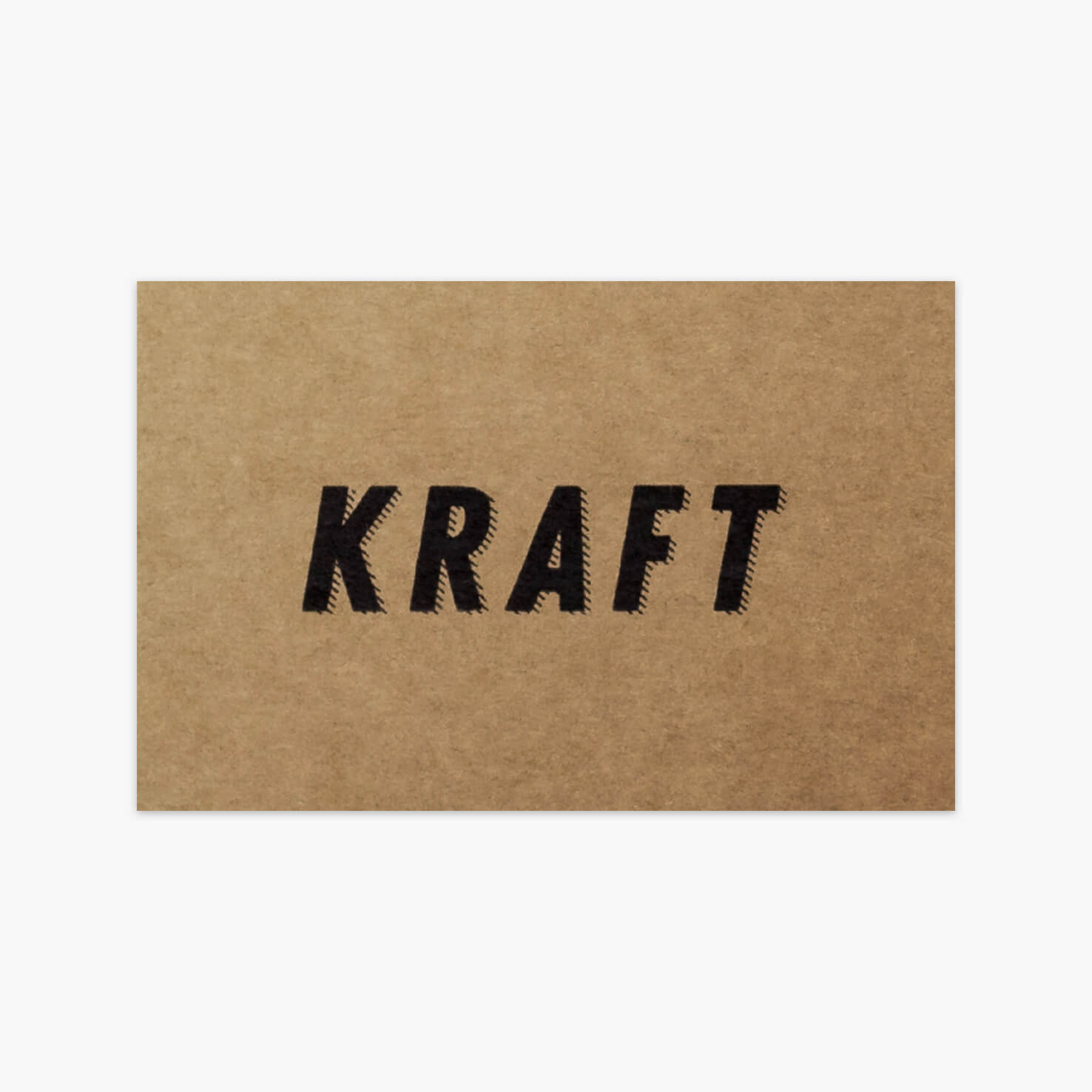 Tarjetas de visita papel Kraft, Tarjetas ecológicas