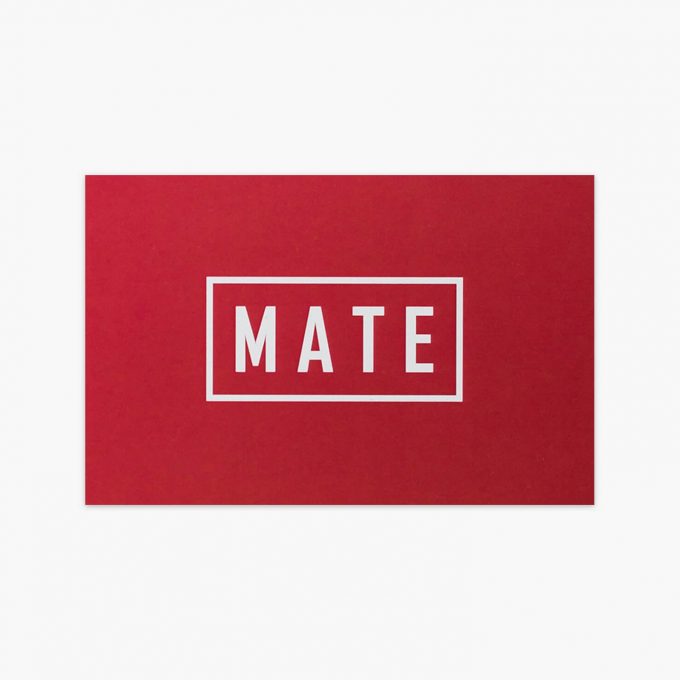 Tarjetas de visita impresas en papel mate Papel couché mate