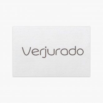 Tarjetas de visita en papel verjurado