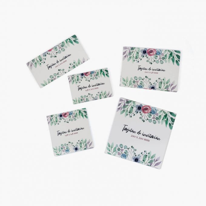 Imprimir tarjetones de invitación económicos